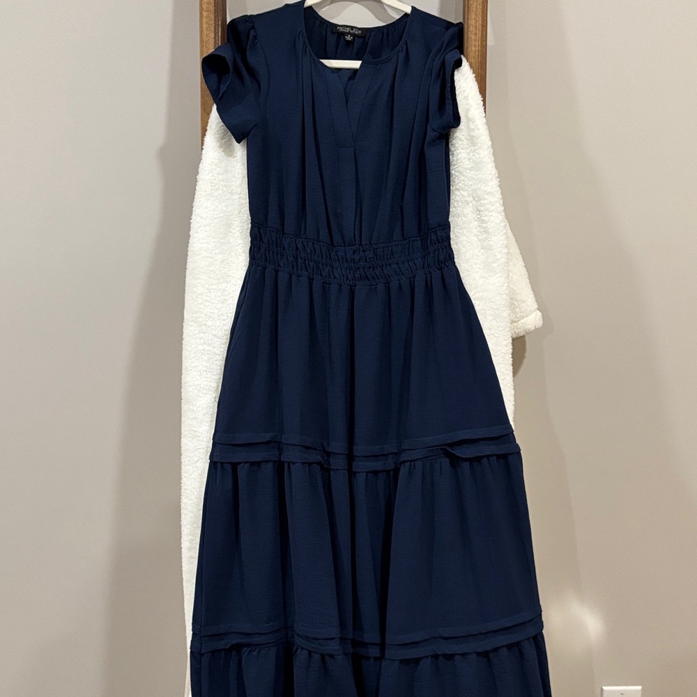 Rachel Zoe Navy Maxi Dress